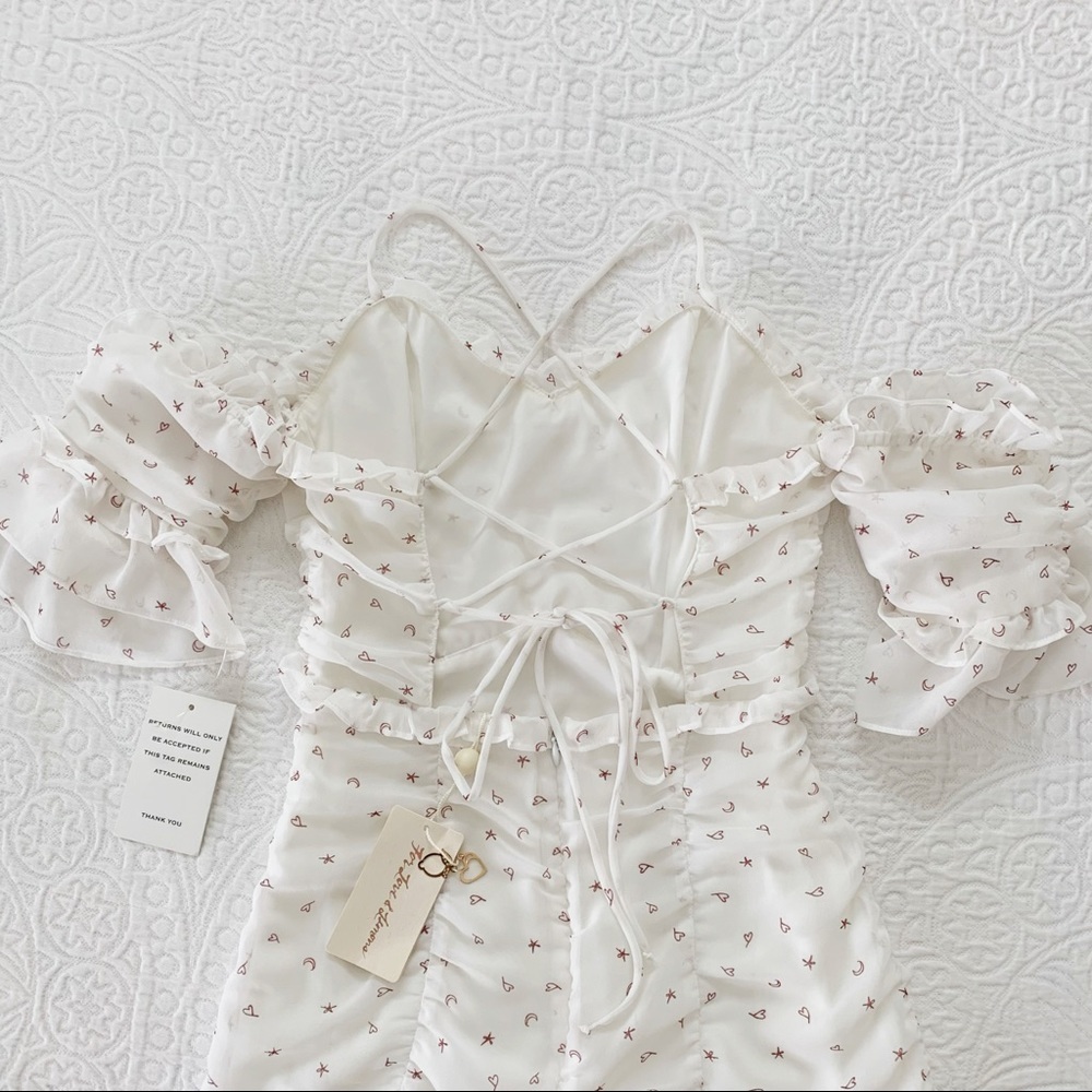 NWT For Love & Lemons La Brooke Cocktail Dress - Picture 6 of 12